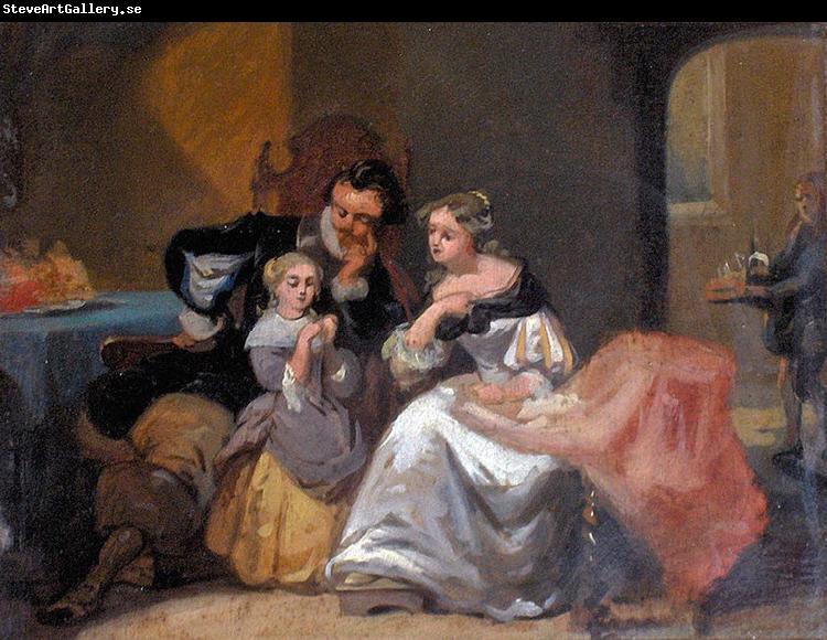 Charles van den Daele A happy family